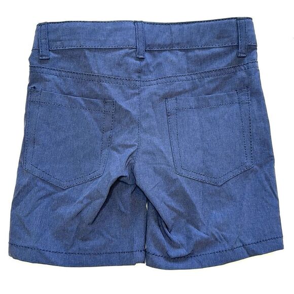 Cat & Jack Boys Navy Blue Flat-Front Shorts Size 4 - Picture 2 of 4